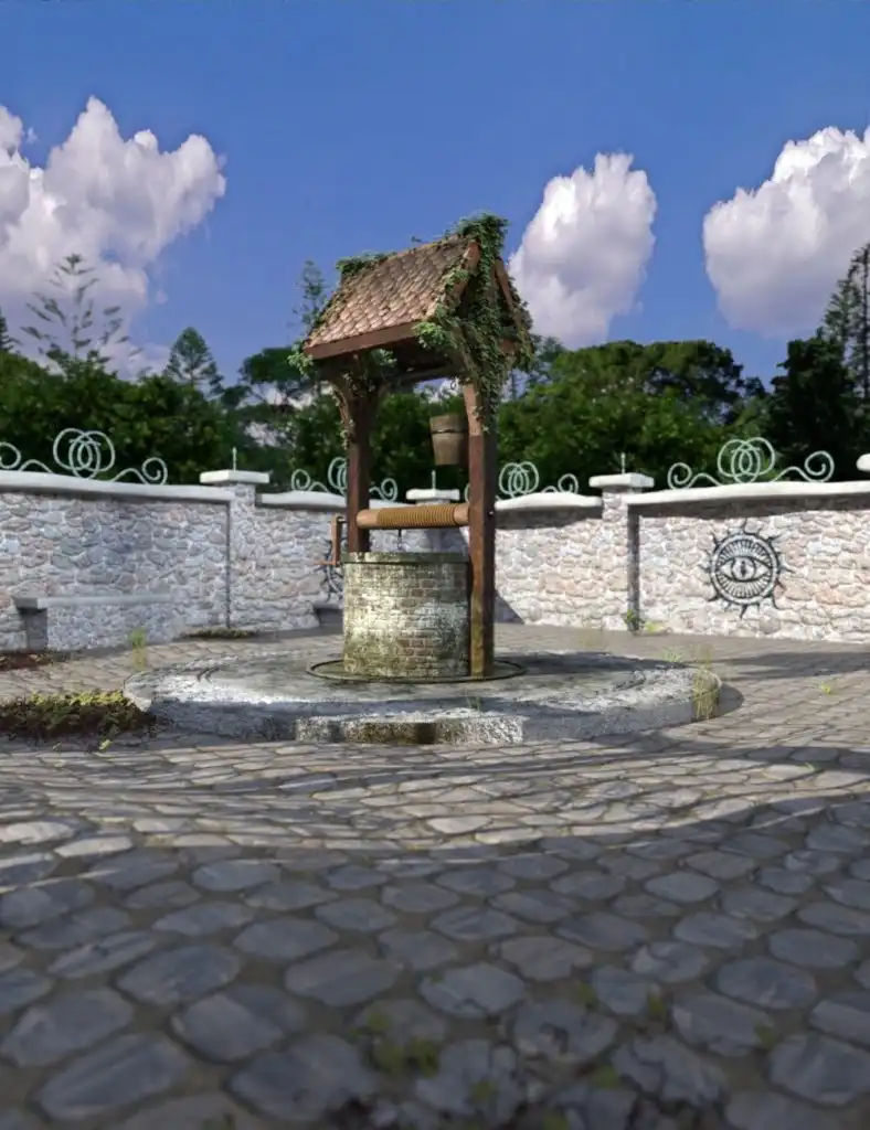 Enchanted Courtyard_DAZ3DDL