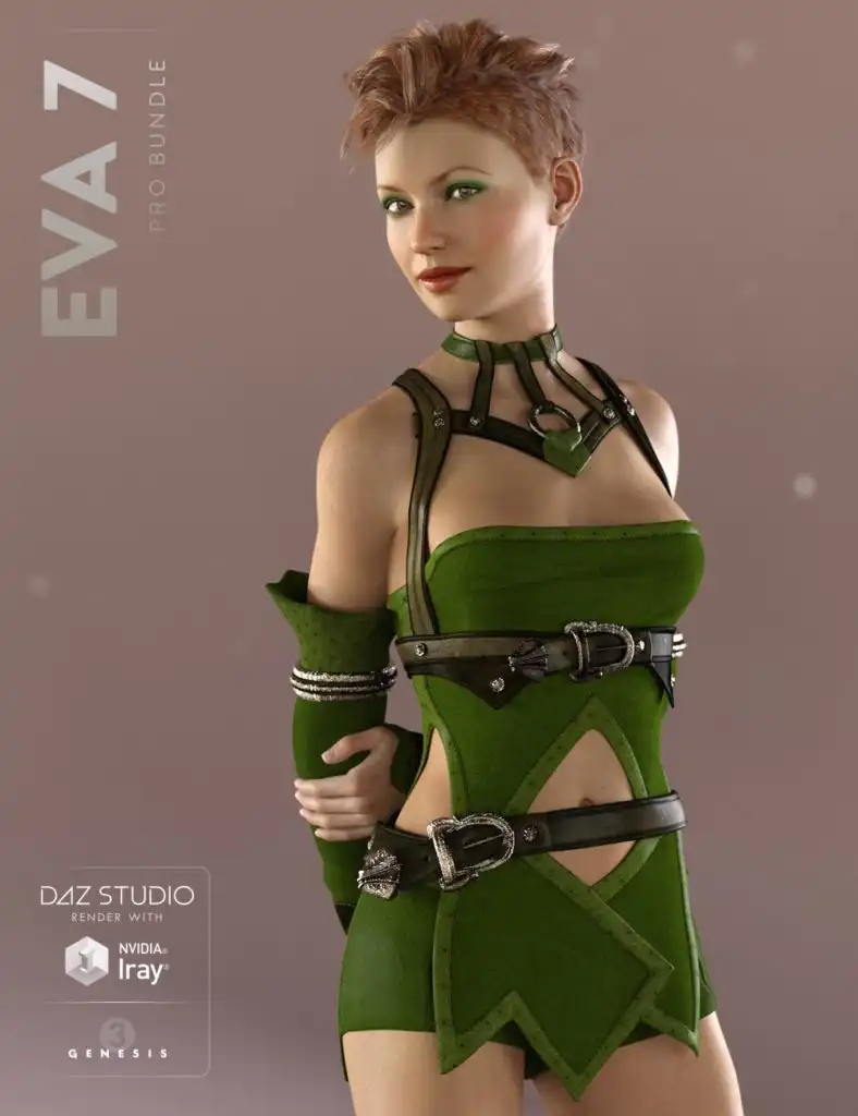 Eva 7 Pro Bundle_DAZ3D下载站