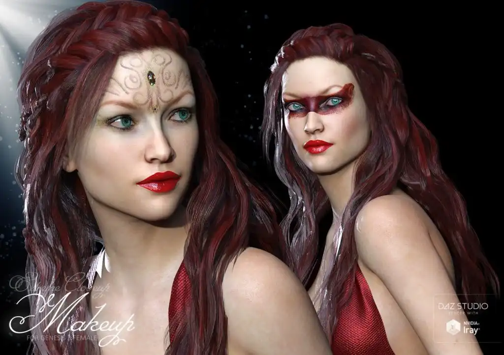 Extreme Closeup: Makeup for Genesis 3 Female(s)_DAZ3DDL