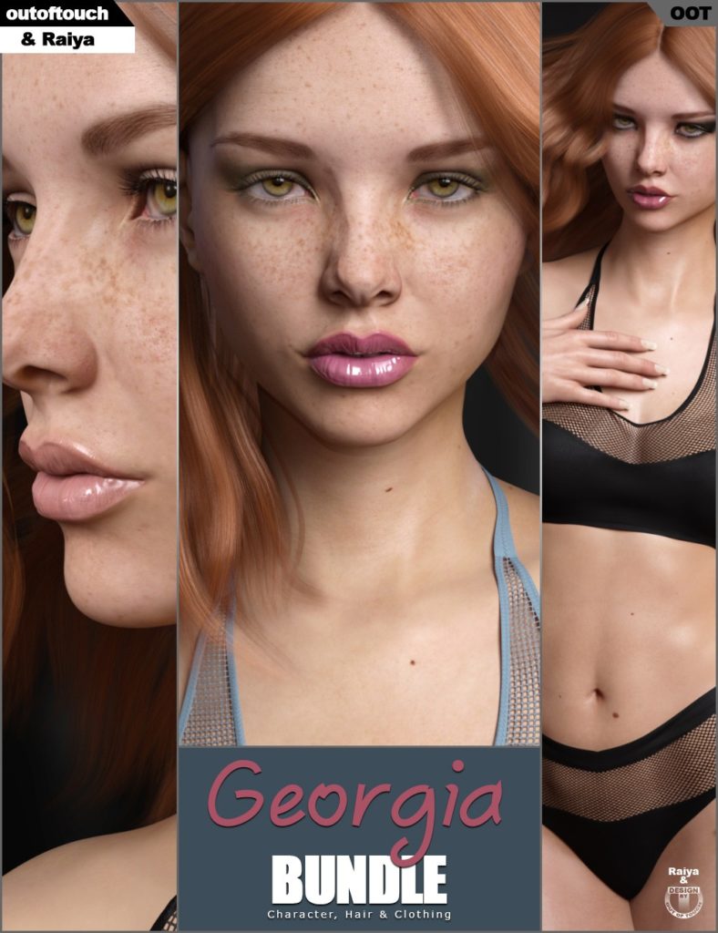 Georgia Bundle for Genesis 3 Female(s)_DAZ3D下载站