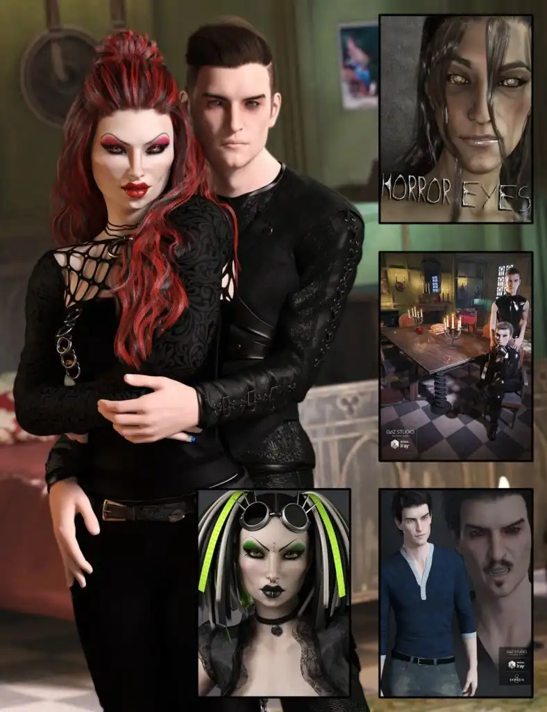 Gothic Dreams Bundle_DAZ3DDL
