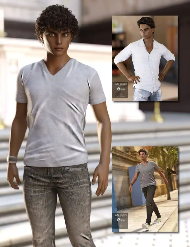 Jonas Bundle for Genesis 3 Male(s)_DAZ3DDL
