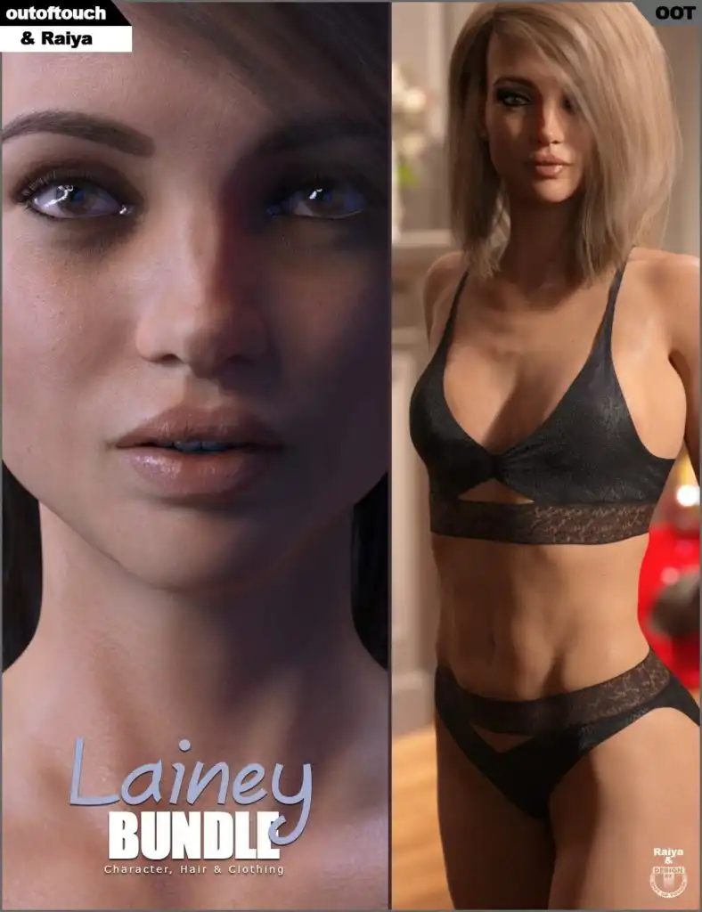 Lainey Bundle for Genesis 8 Female(s)_DAZ3D下载站