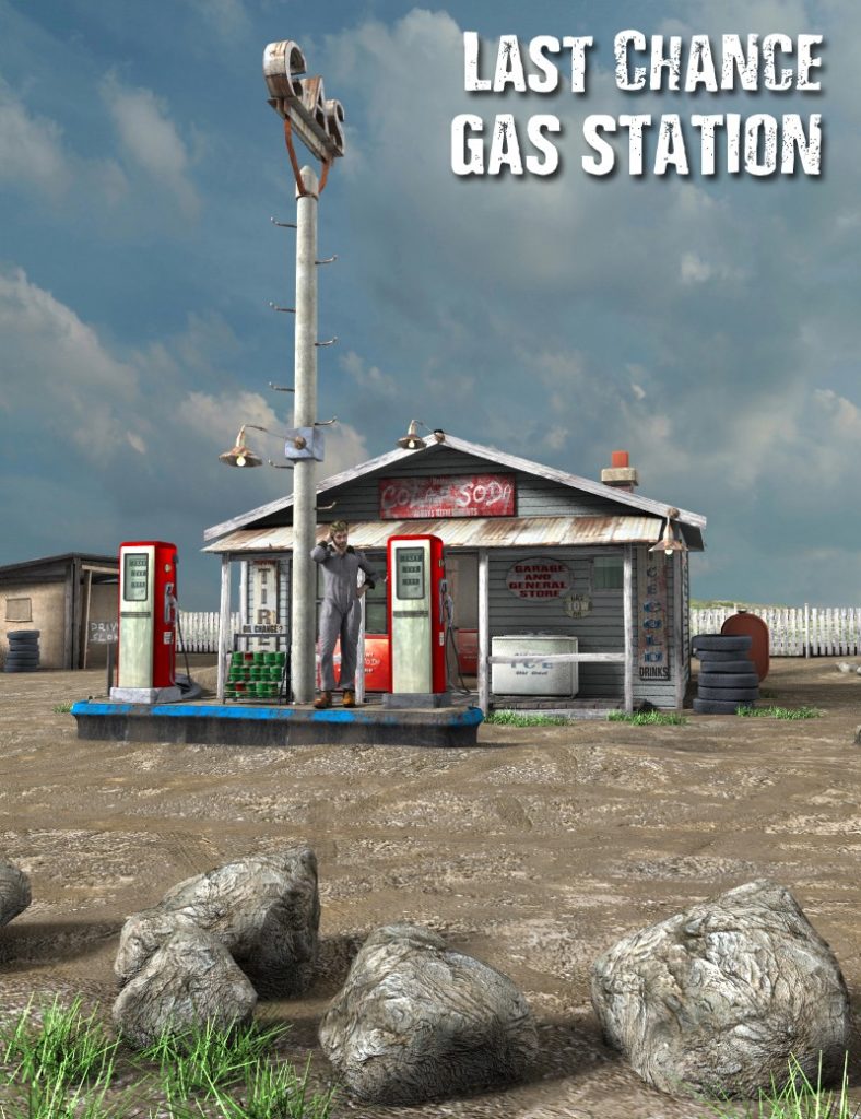 Last Chance Gas Station_DAZ3D下载站
