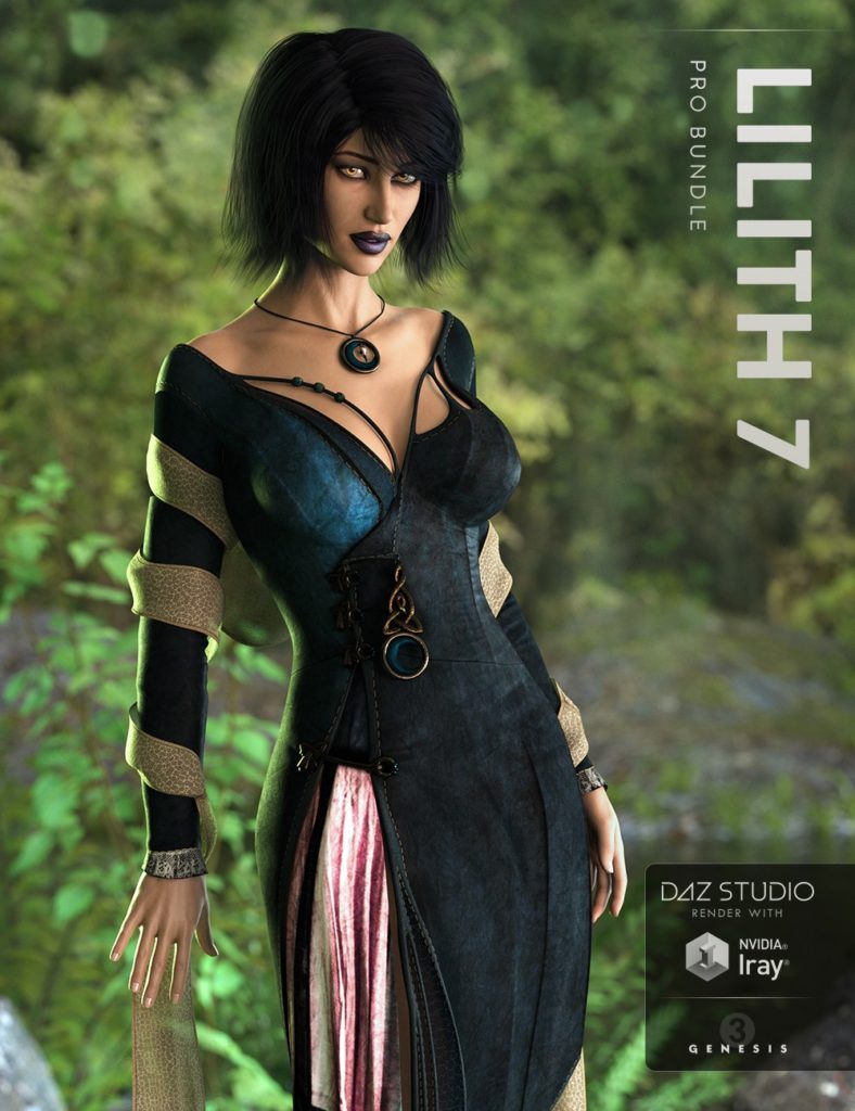 Lilith 7 Pro Bundle_DAZ3D下载站
