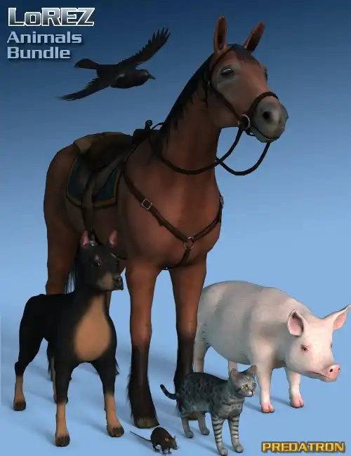 LoREZ Animals Bundle_DAZ3DDL