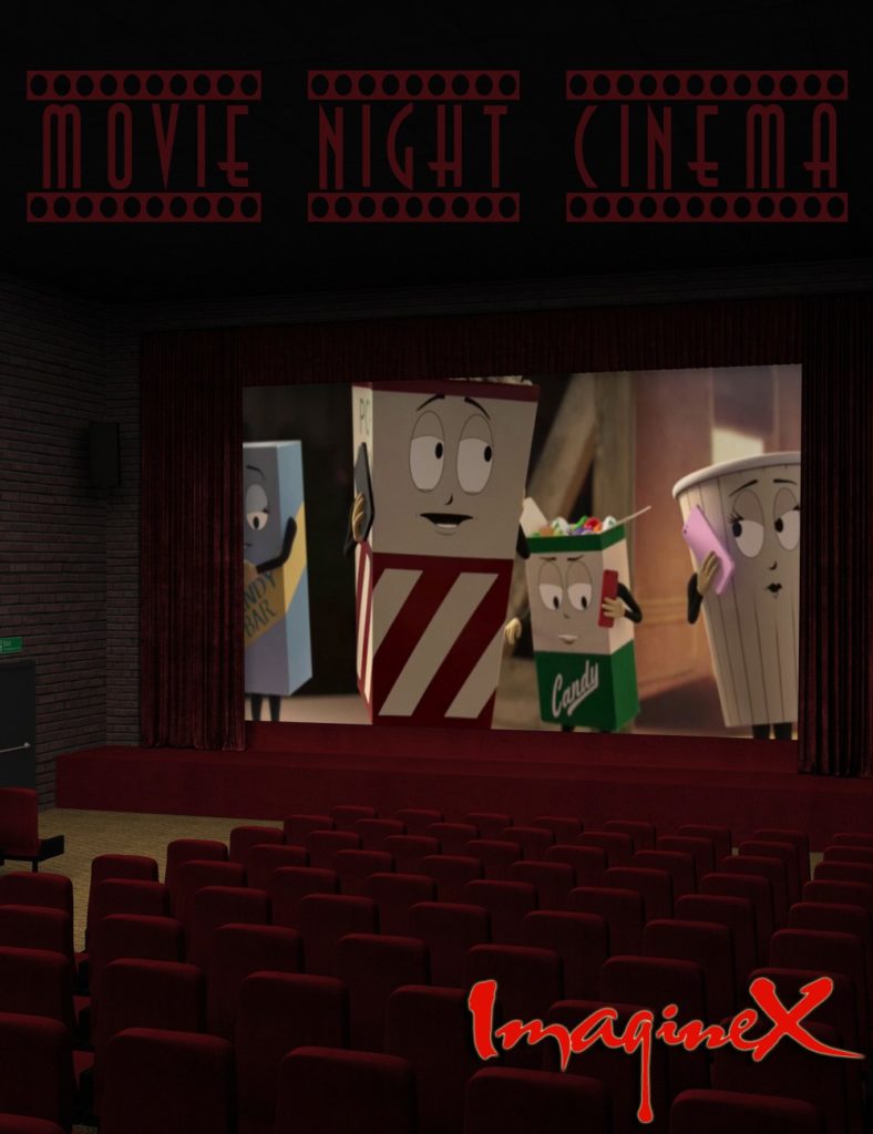 Movie Night Cinema_DAZ3D下载站