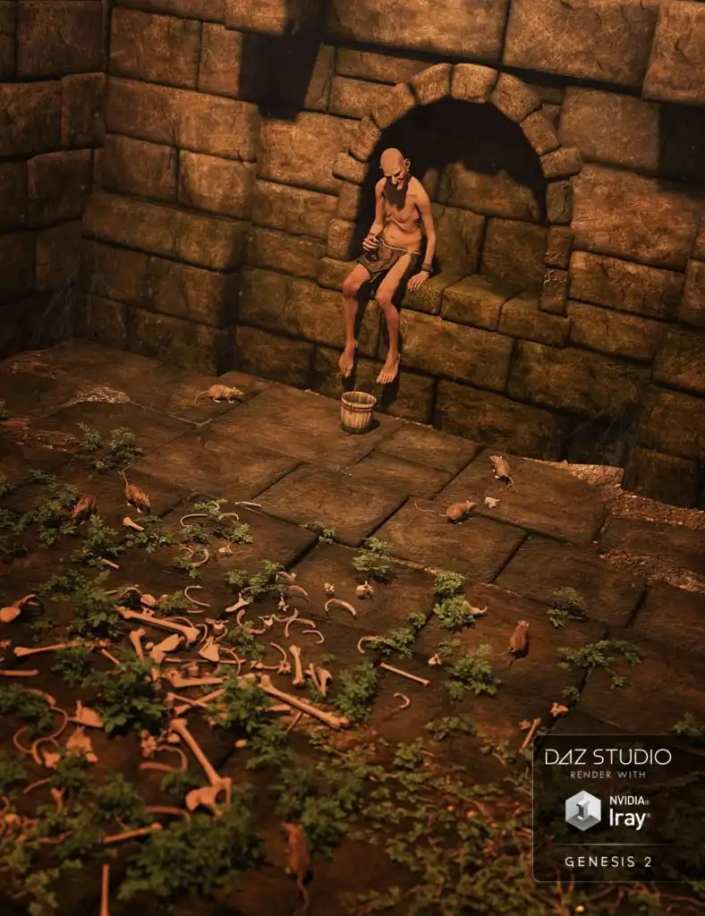 Muelsfell Dungeon Crawl Display Base_DAZ3D下载站