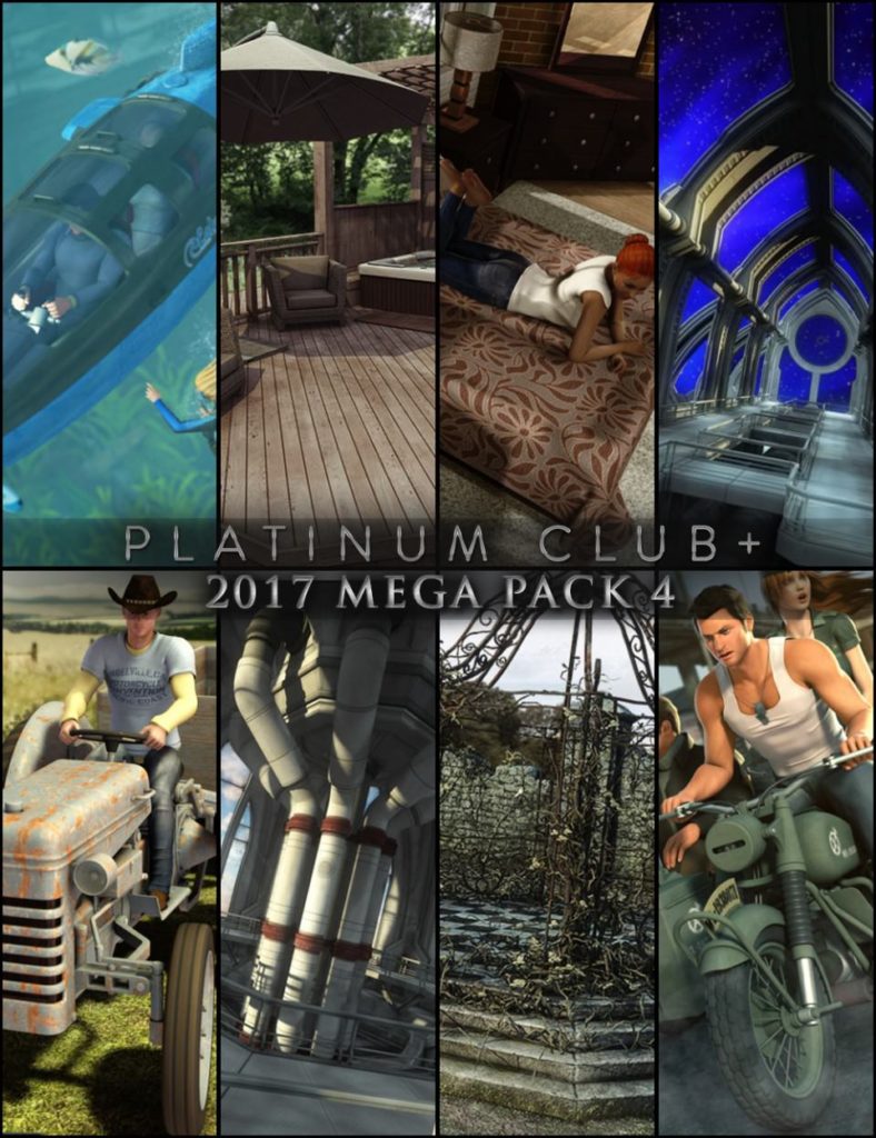 Platinum Club Anniversary 2017 – Mega Pack 4_DAZ3D下载站