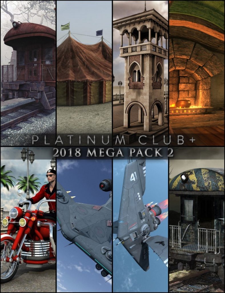 Platinum Club Anniversary 2018 – Mega Pack 2_DAZ3D下载站