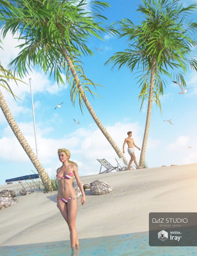 Polynesian Tropic Hangout_DAZ3D下载站