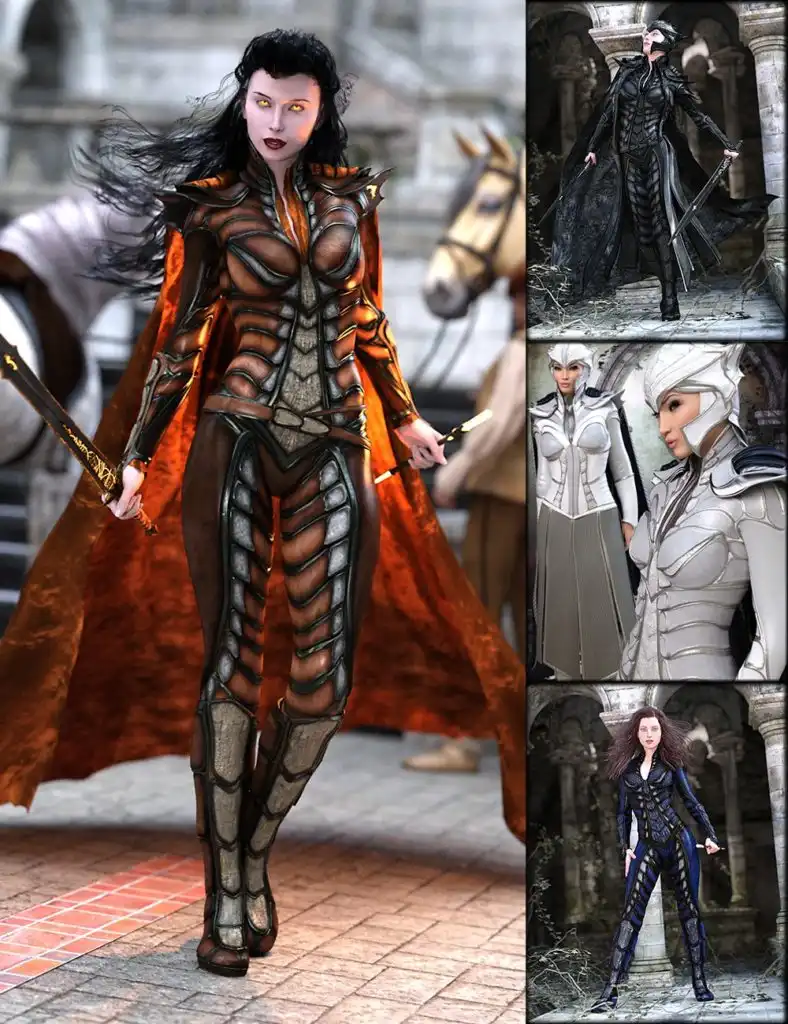 Rune Bundle for Genesis 2 Female(s) and Genesis 3 Female(s)_DAZ3D下载站