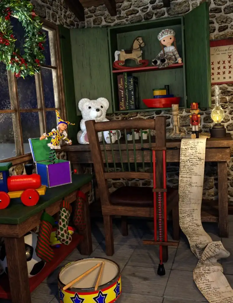 Santa’s Toy Workshop_DAZ3D下载站