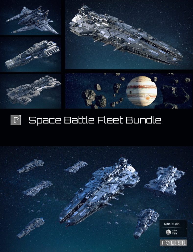 Space Battle Fleet Bundle_DAZ3D下载站