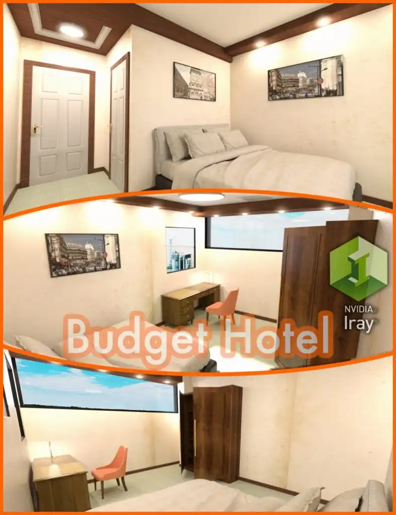 Tesla Hotel Room_DAZ3D下载站