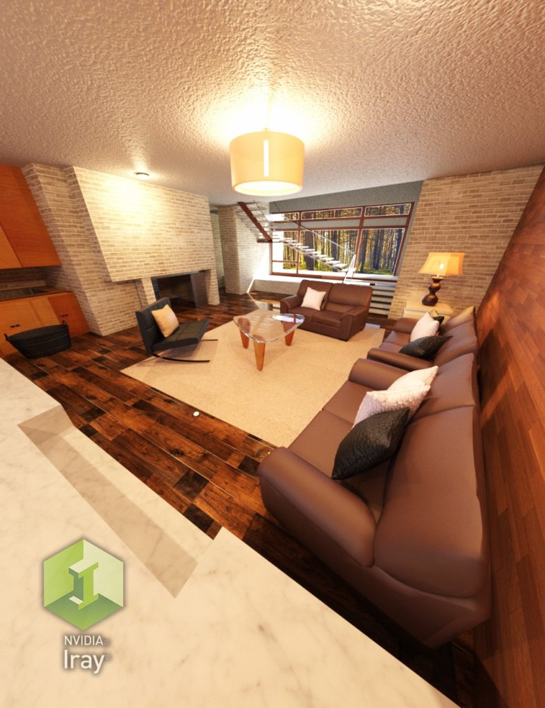 Tesla Living Room 3_DAZ3D下载站