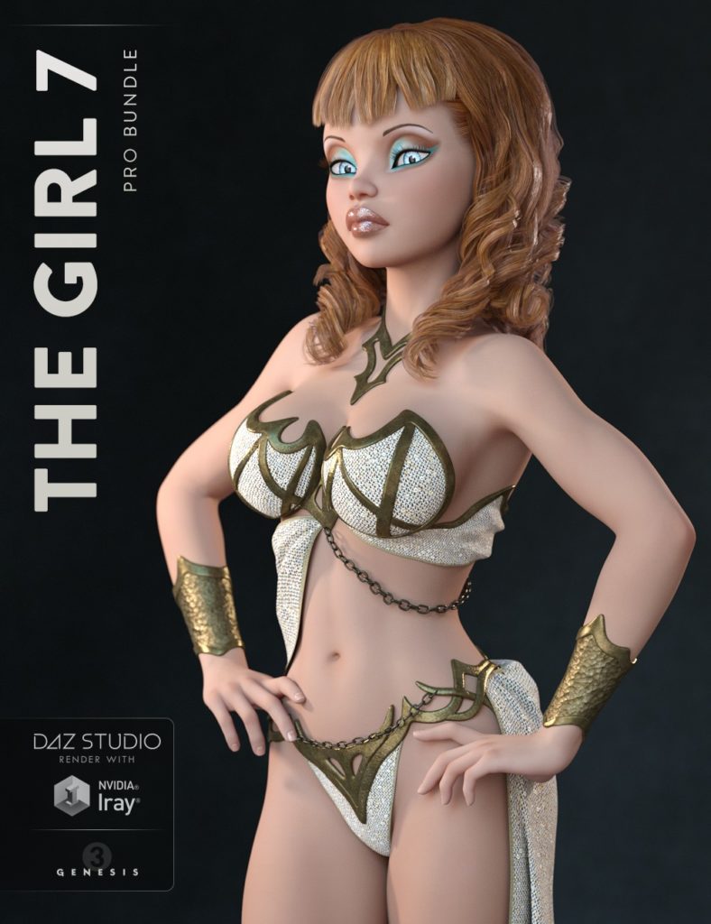 The Girl 7 Pro Bundle_DAZ3DDL