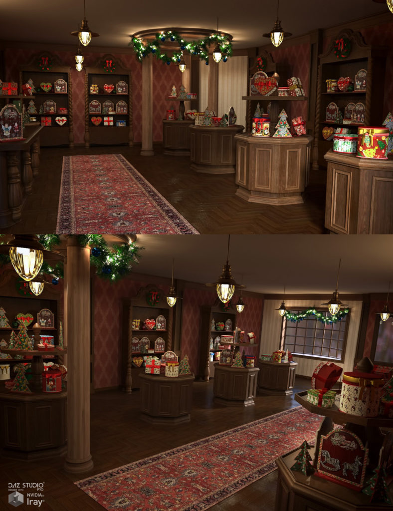 Victorian Gift Shop for Poser and DS_DAZ3D下载站