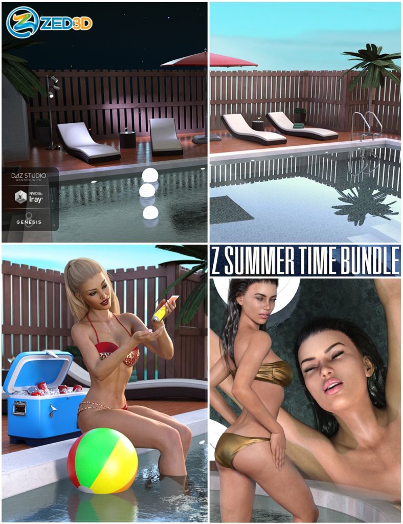 Z Summer Time Bundle_DAZ3D下载站