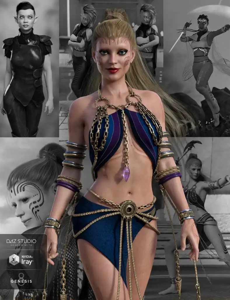 Zelara 8 Starter Bundle_DAZ3D下载站