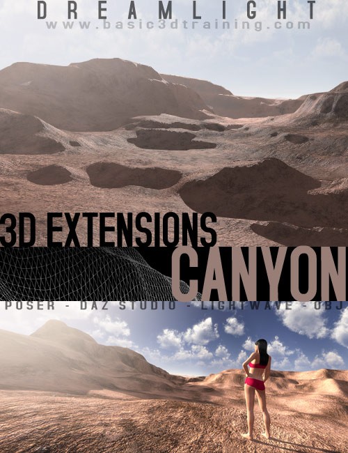 3D Extensions Canyon_DAZ3DDL