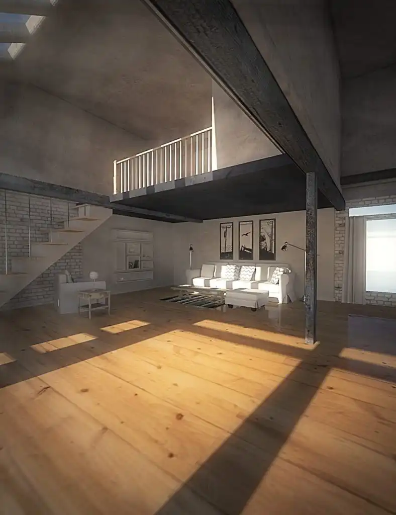 A Bright Loft_DAZ3DDL