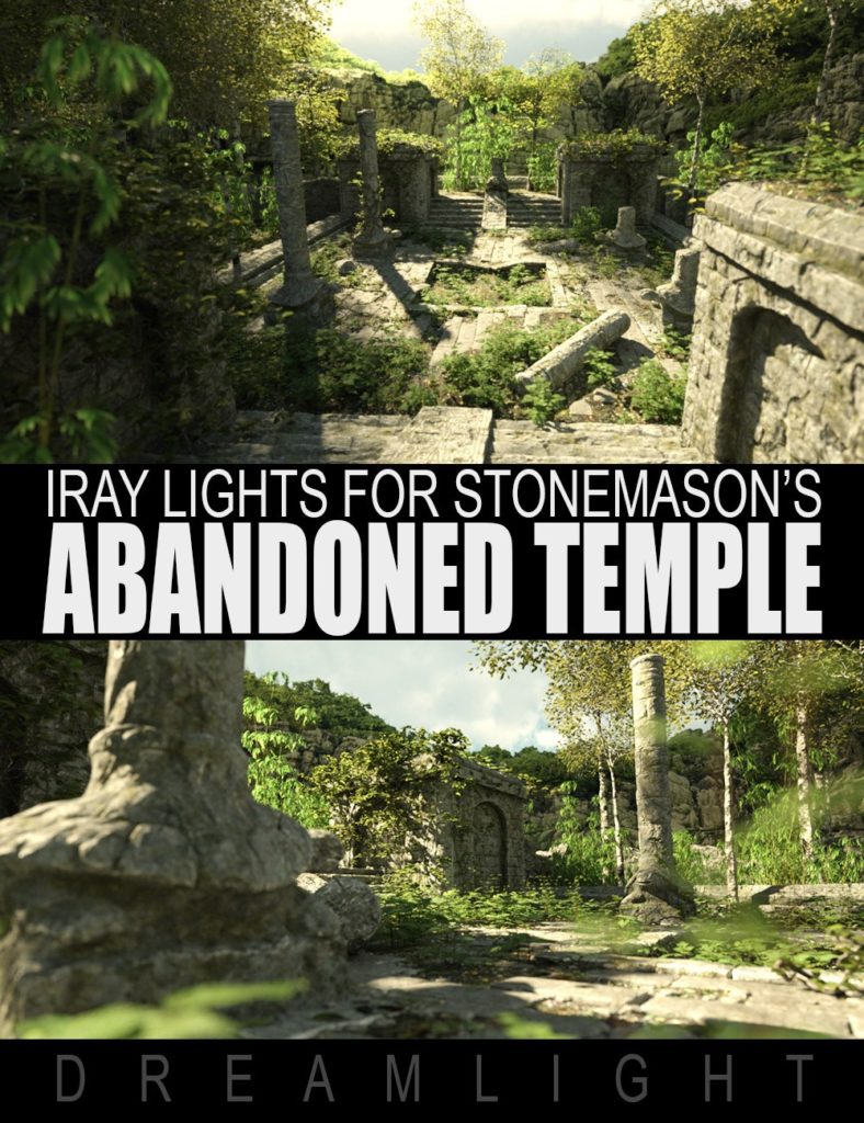 Abandoned Temple Iray Lights_DAZ3D下载站