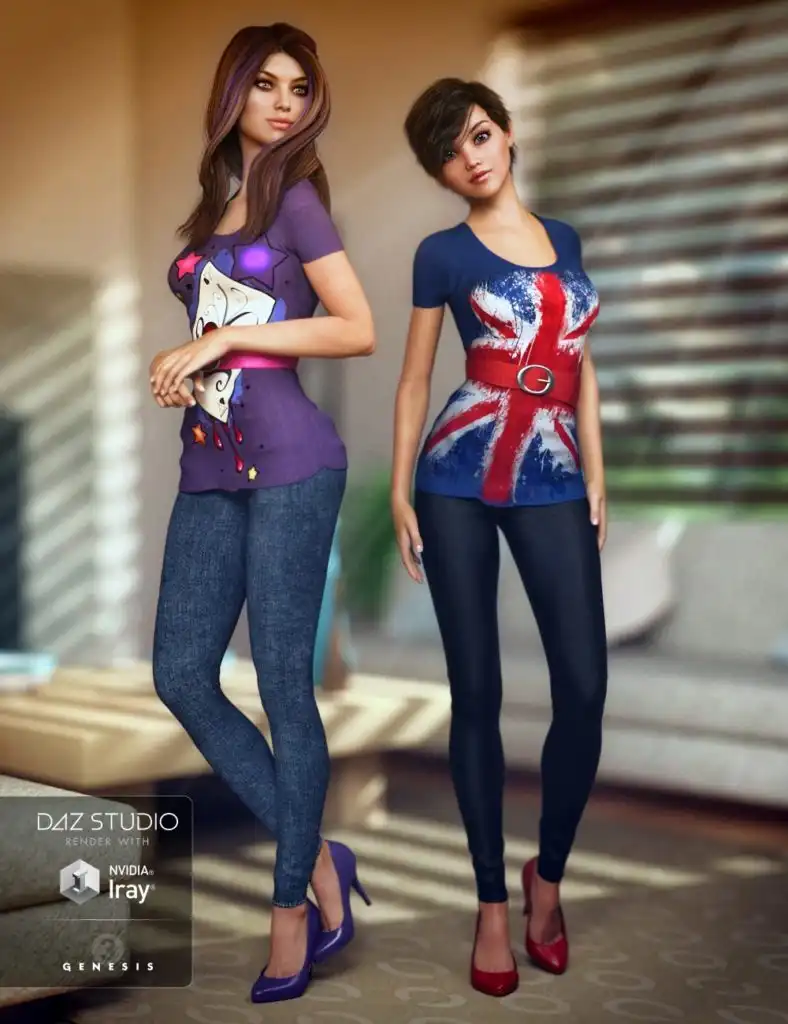 Abigail Textures_DAZ3DDL