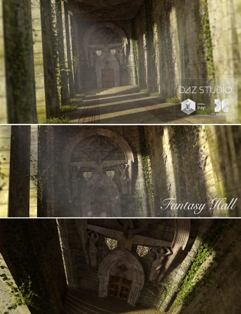 Ancient Fantasy Hall_DAZ3D下载站