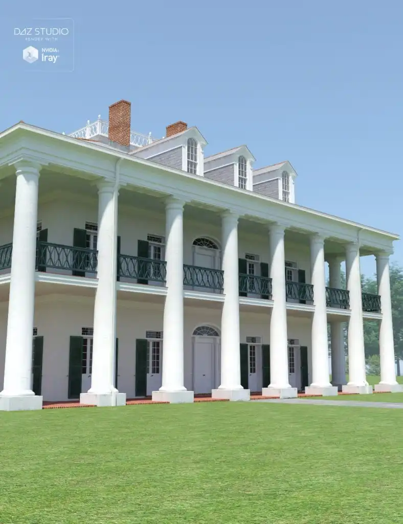 Antebellum Mansion_DAZ3DDL