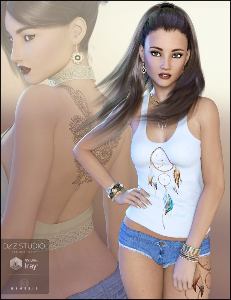Aria for Genesis 3 Female_DAZ3D下载站