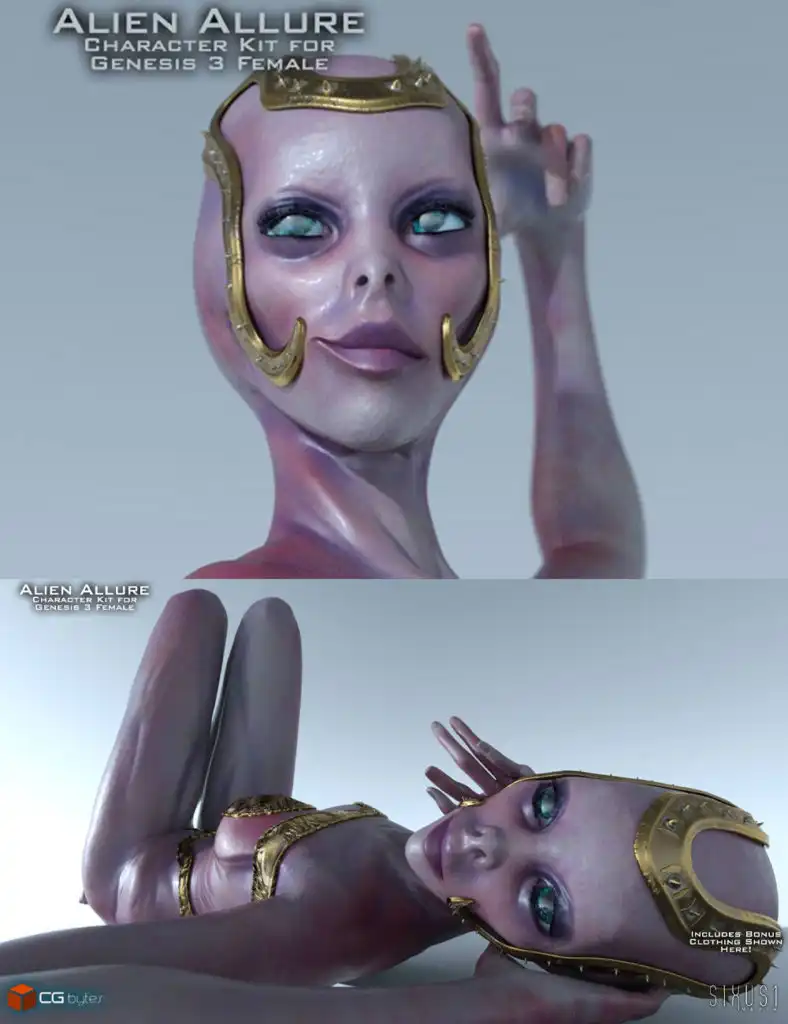 ArtDev Alien Allure For G3F_DAZ3DDL