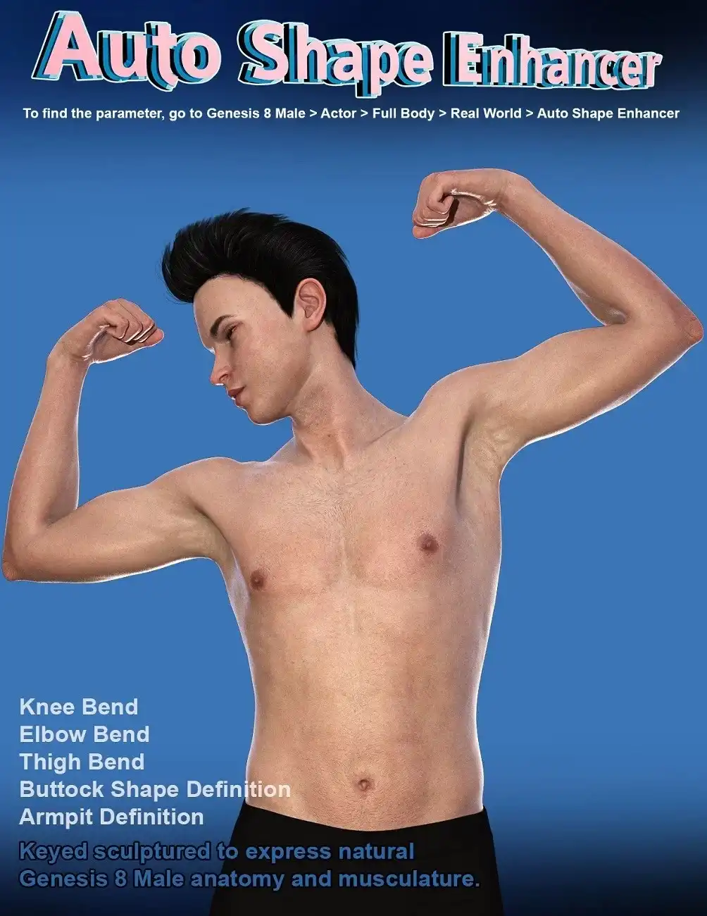 Auto Shape Enhancer for Genesis 8 Male_DAZ3DDL