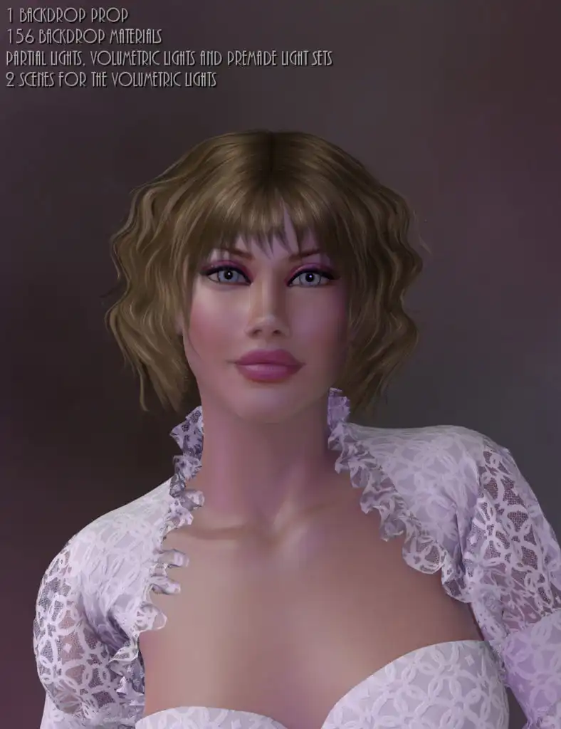 Backdrop & Lights Set_DAZ3DDL