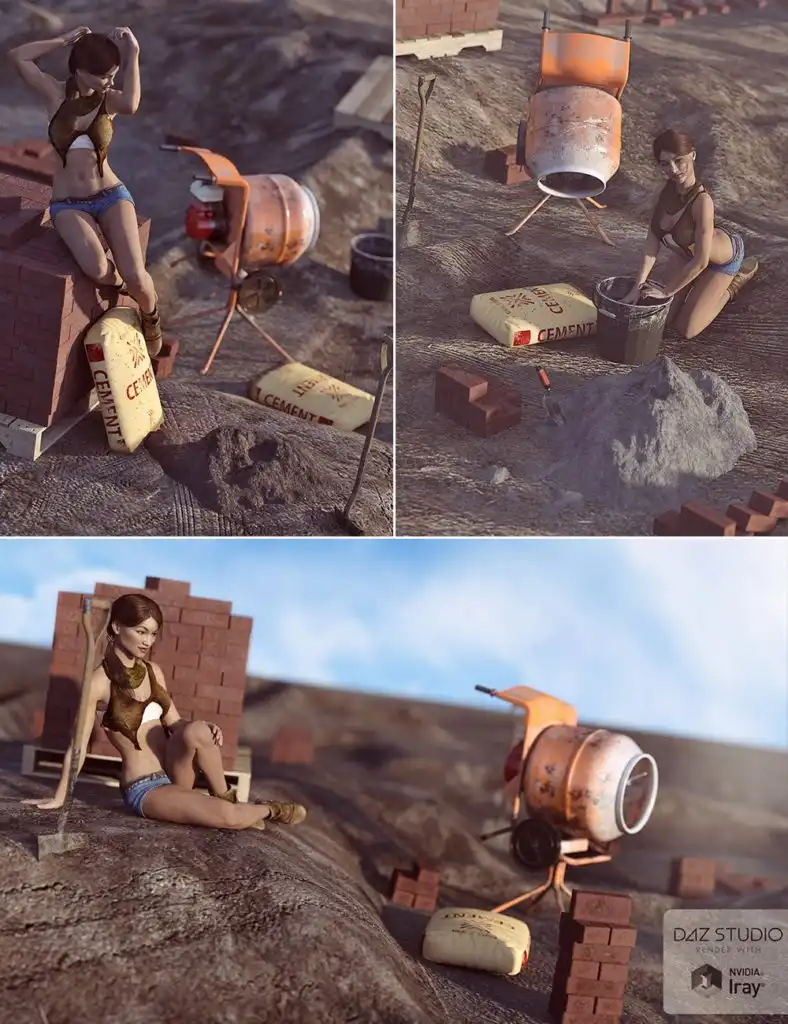 Building Site_DAZ3D下载站
