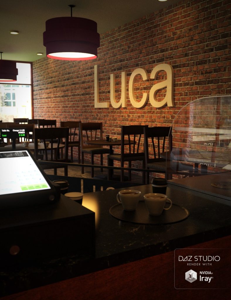 Cafe Luca_DAZ3D下载站