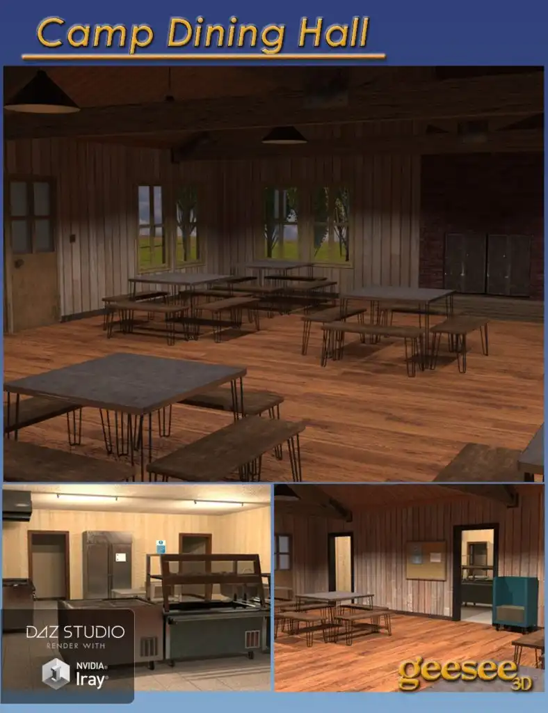 Camp Dining Hall_DAZ3DDL