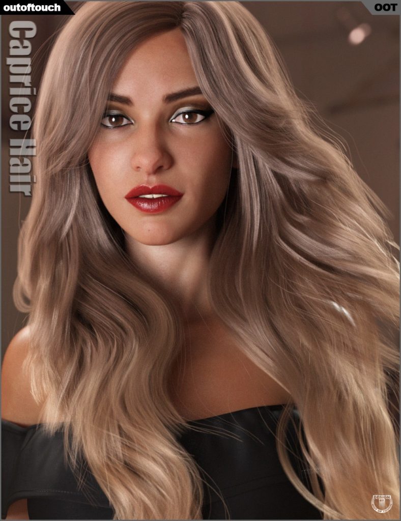 Caprice Hair for Genesis 3 and 8 Female(s)_DAZ3DDL