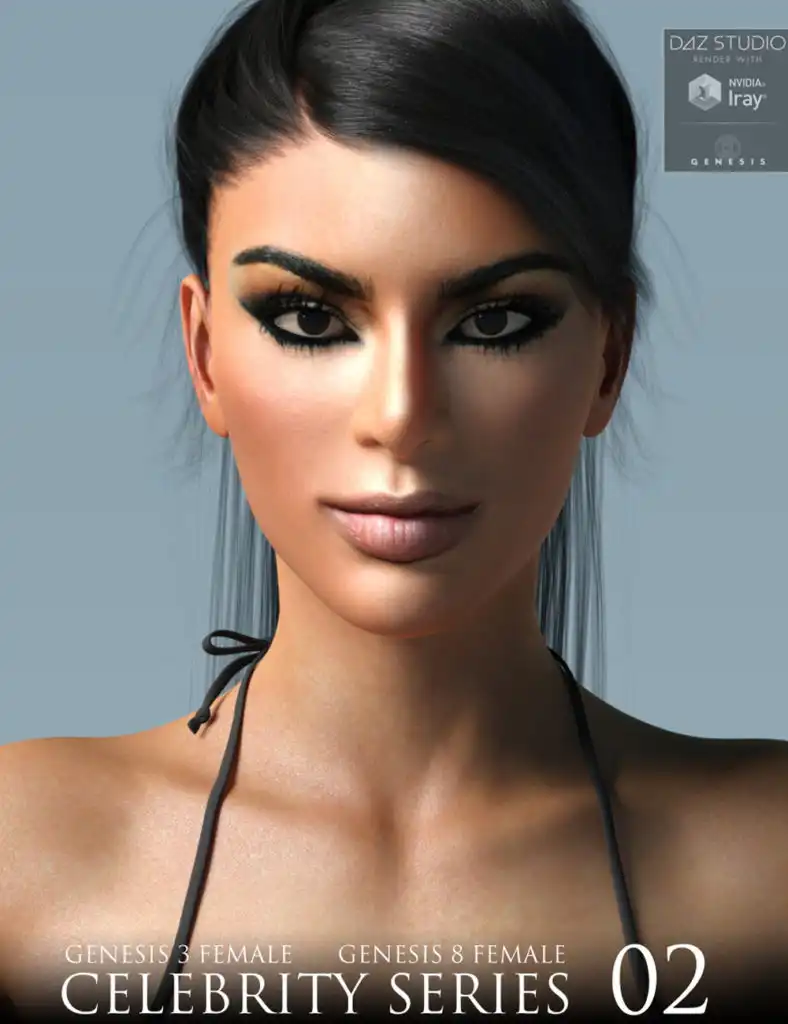 Celebrity Series 02 for Genesis 3 and Genesis 8 Female_DAZ3DDL