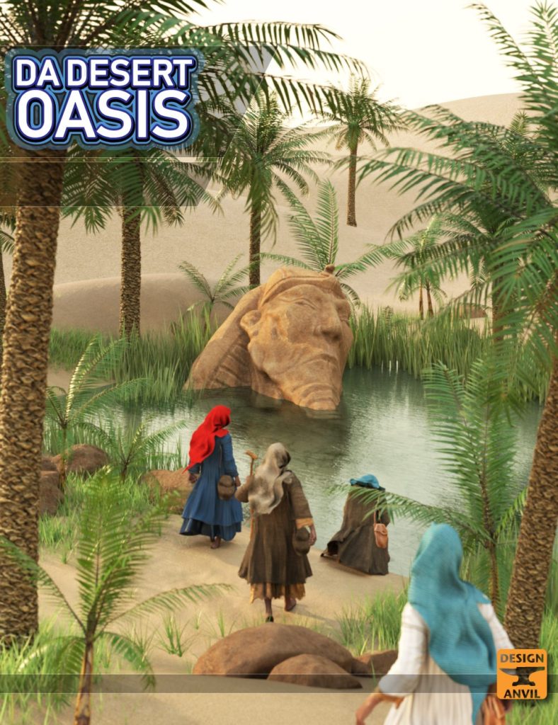 DA Desert Oasis_DAZ3D下载站