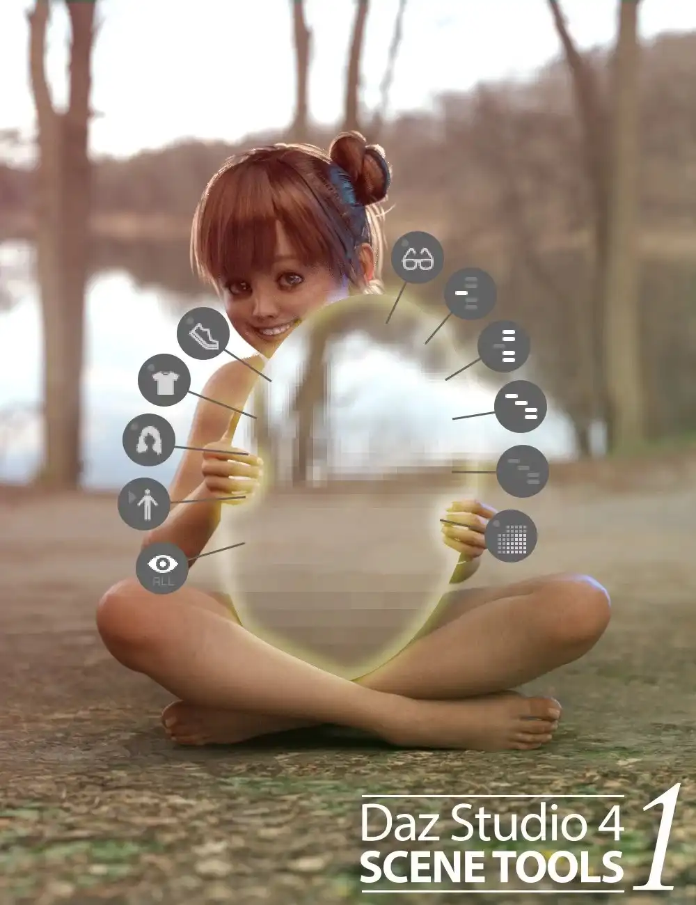 Daz Studio 4 Scene Tools Set 1_DAZ3DDL