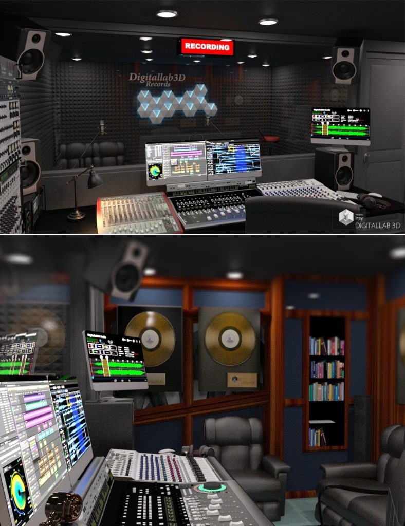 Digitallab3D Recording Studio_DAZ3D下载站