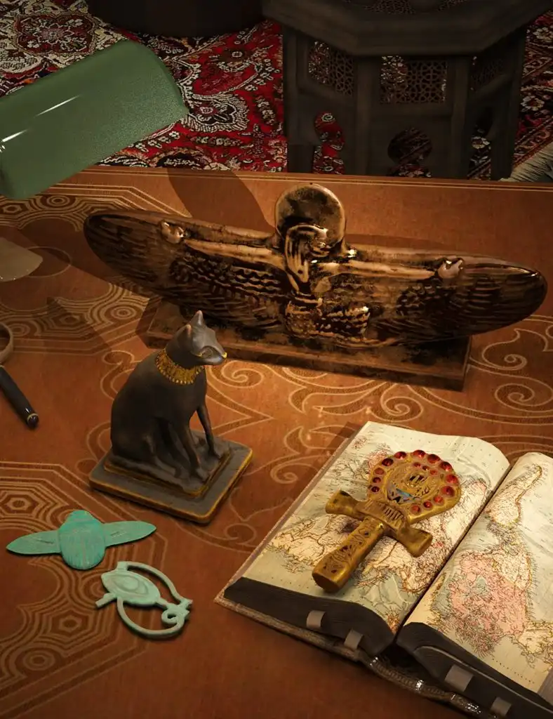 Egyptian Artifacts_DAZ3DDL