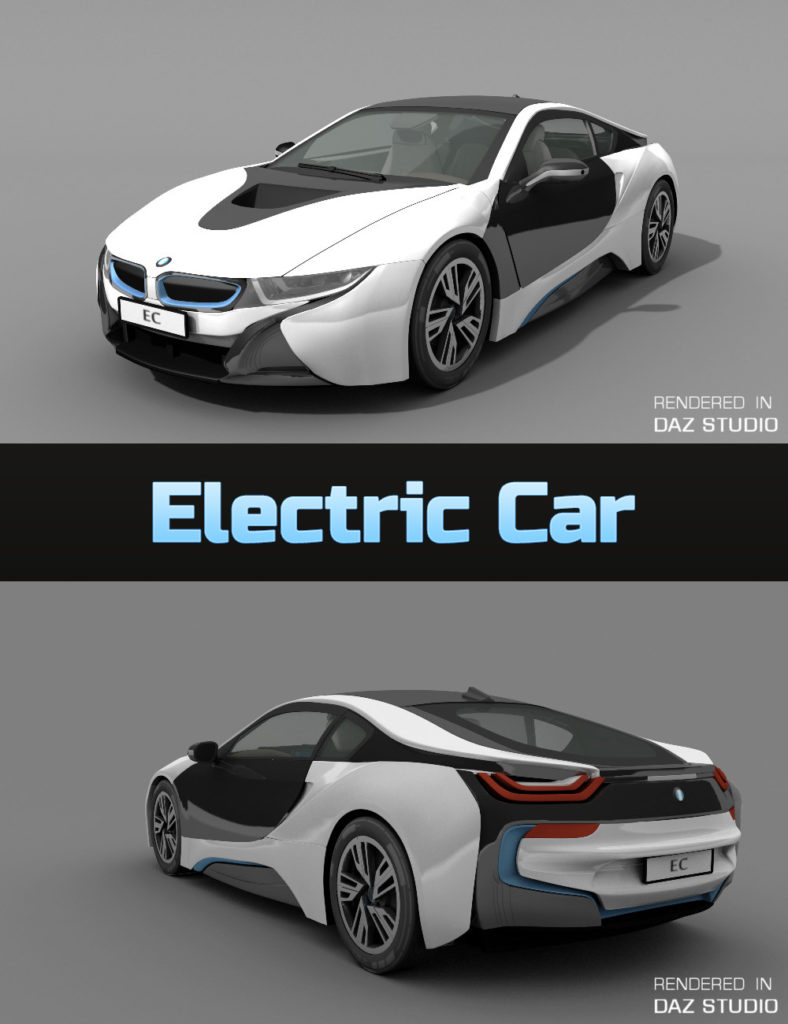 Electric Car_DAZ3D下载站