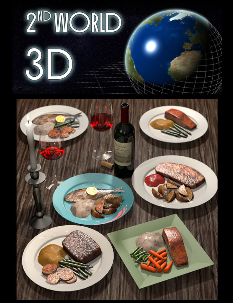 Everyday Items, International Meals_DAZ3D下载站