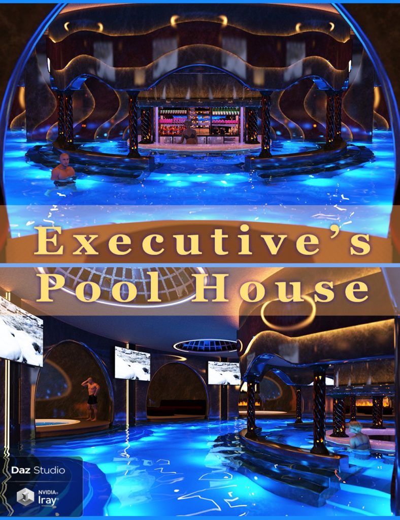 Executive’s Pool House_DAZ3DDL