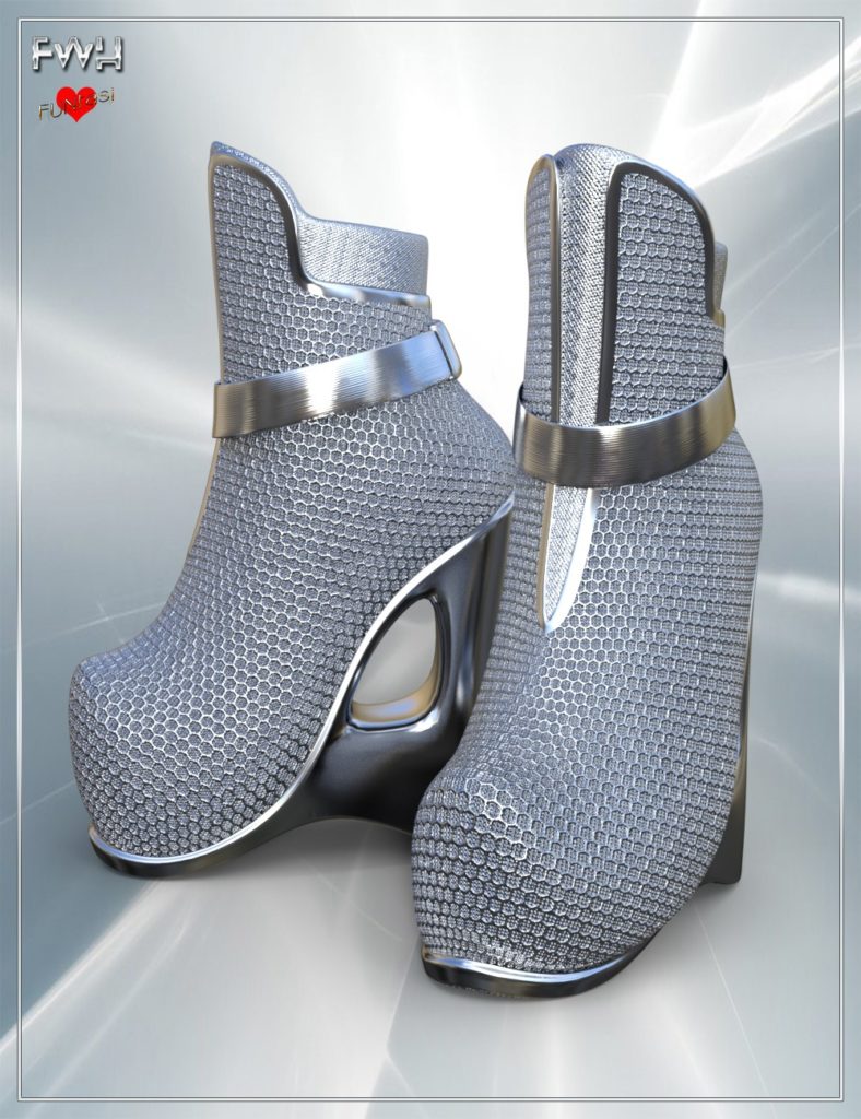 FWH Futuristic Wedge Heels for Genesis 8 Female(s)_DAZ3D下载站