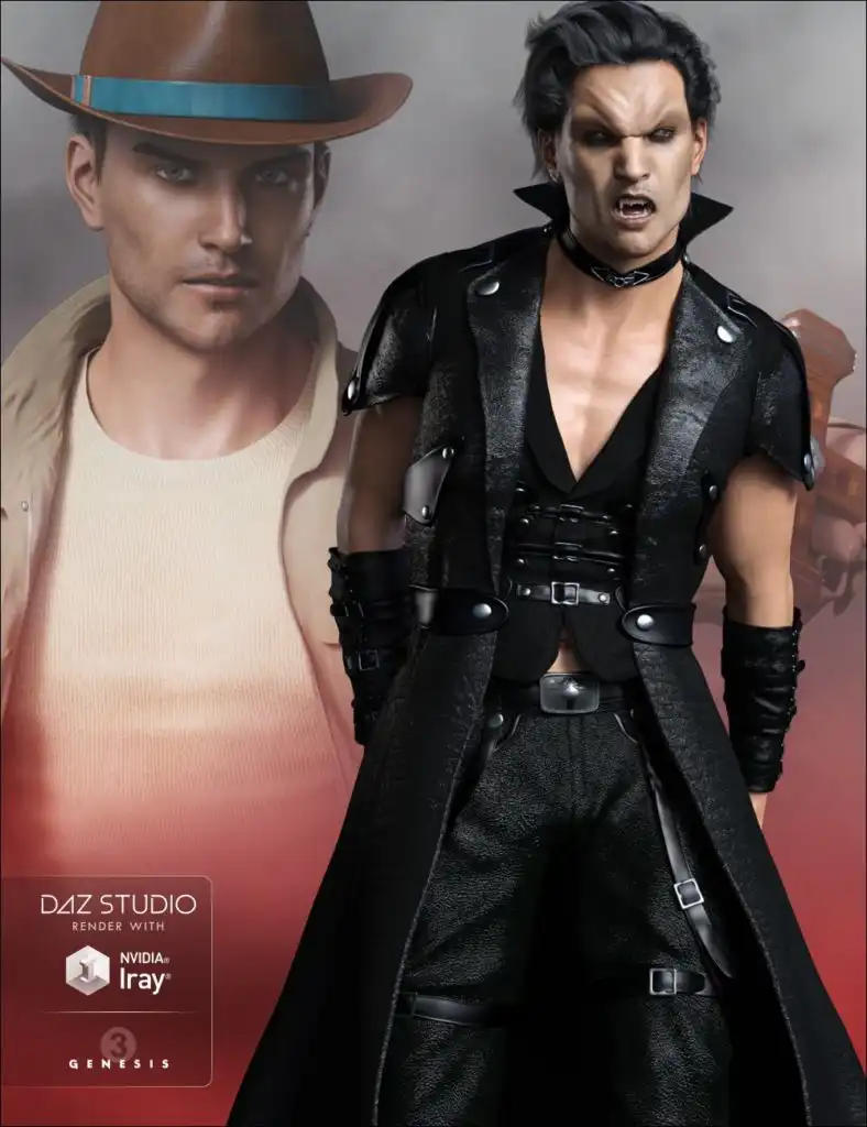 FWSA Vampire Expansion and Hunter Kit for Genesis 3 Male(s)_DAZ3DDL