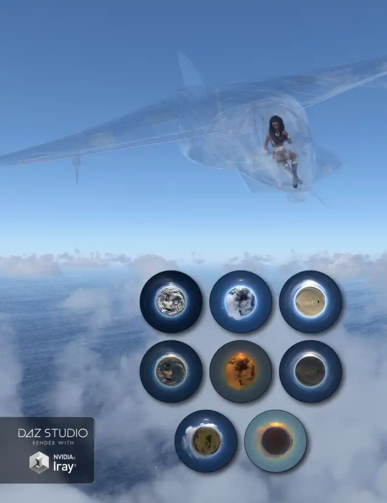 Fantasy IBL – Above the Clouds HDRI_DAZ3DDL
