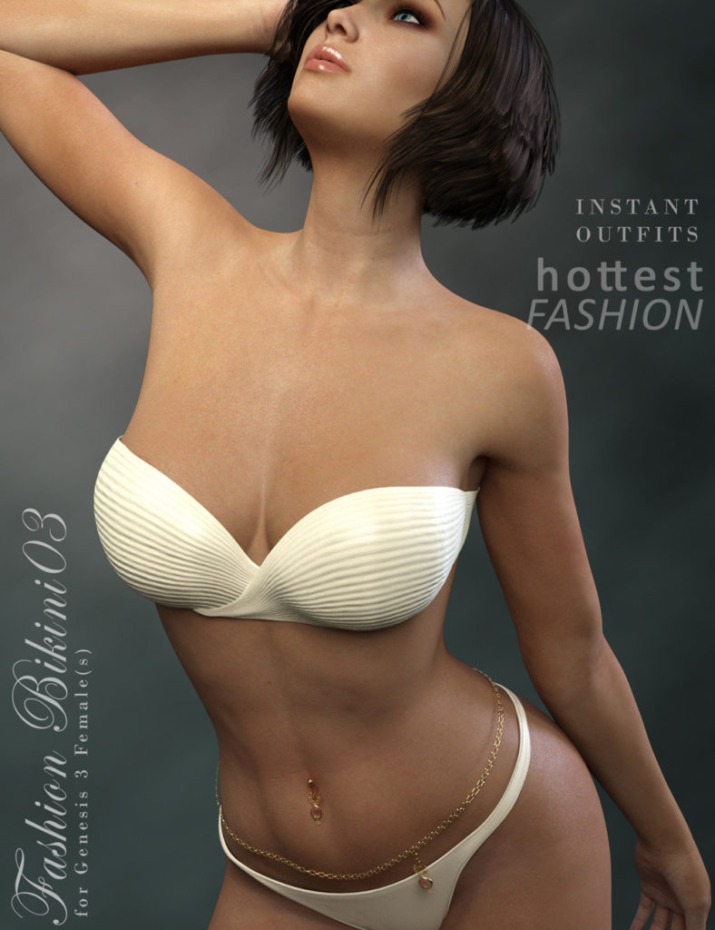Fashion Bikini03 for Genesis 3 Females_DAZ3D下载站